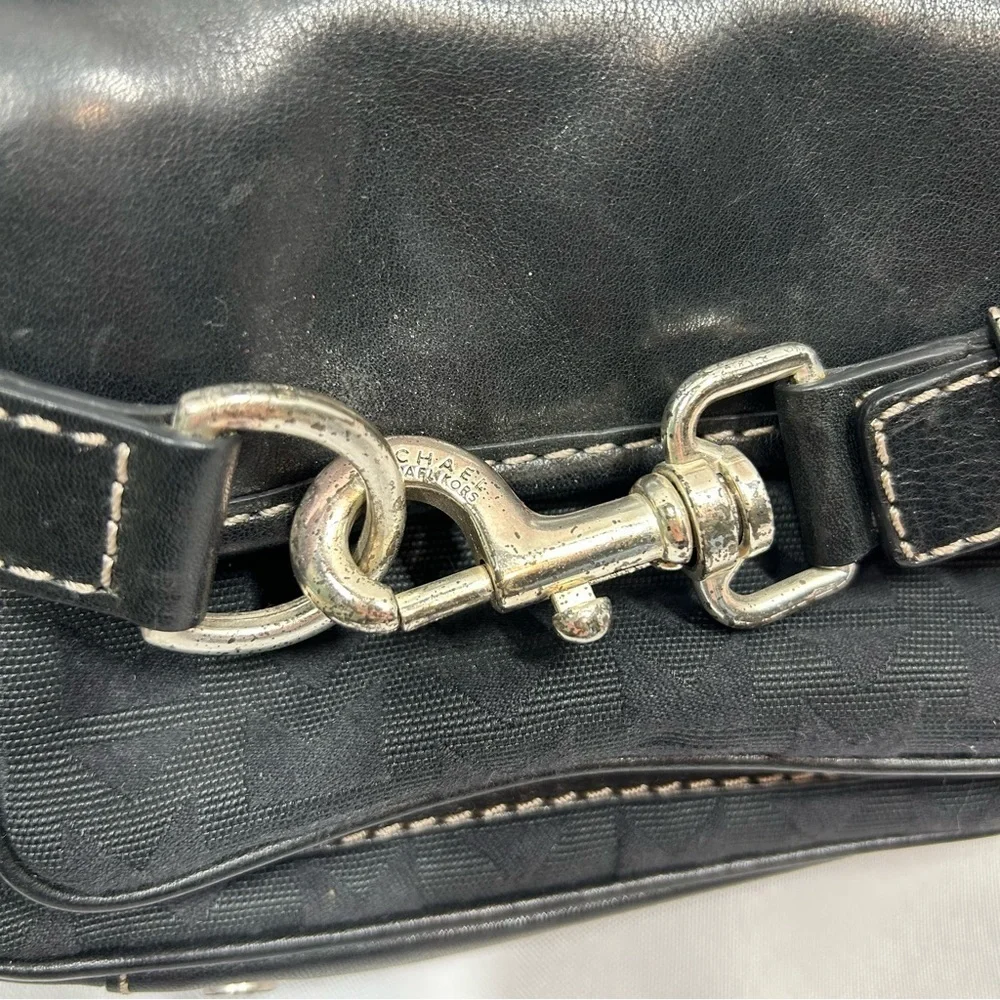 Michael Kors | Small Black Handbag Purse Shoulder Bag Vintage Leather